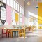 6 Pcs Classroom Curtains Back to School Decoration Composition Book Notebook Pencil Curtains 24" x 36" First Day of School Party Decor Colorful for Daycare Bedroom Playroom Room Window